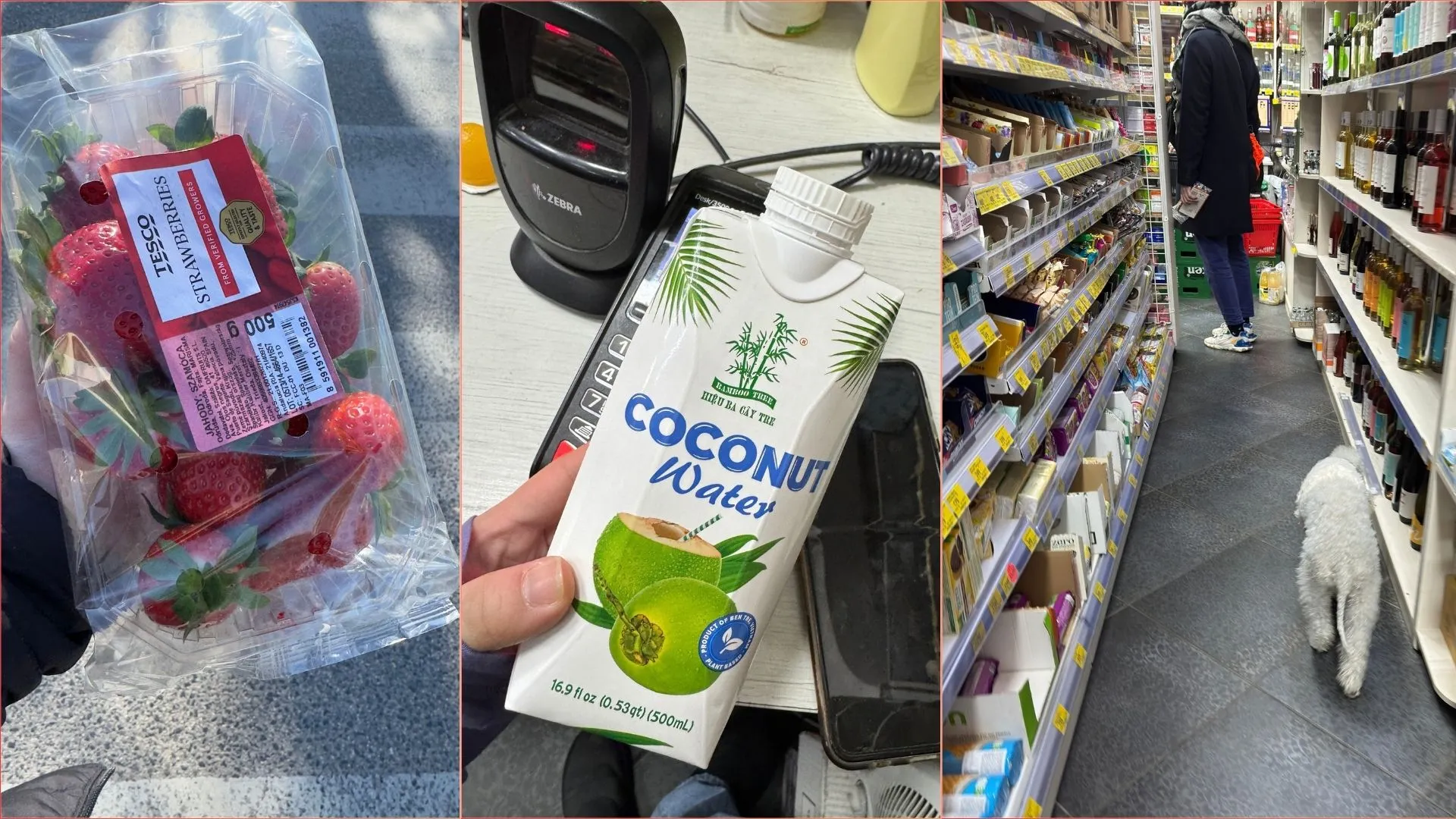 European grocery shopping in Hungary